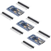 FORIOT 3Pcs Pro Micro Atmega32U4 Module Type-C Development Board 5V 16MHz Microcontroller Board with Pin Header