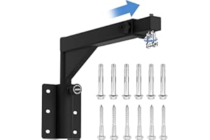 VivaZen Adjustable Heavy Duty Bag Hanger,Wall Mount Punching Bag Hanger,Thickened Steel Plate and Stainless Steel kit for Home Gym Indoor Outdoor (Supports up to 900Ib)