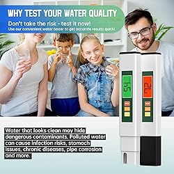 TDS Water Tester, 4 in 1 TDS Meter Digital Water
