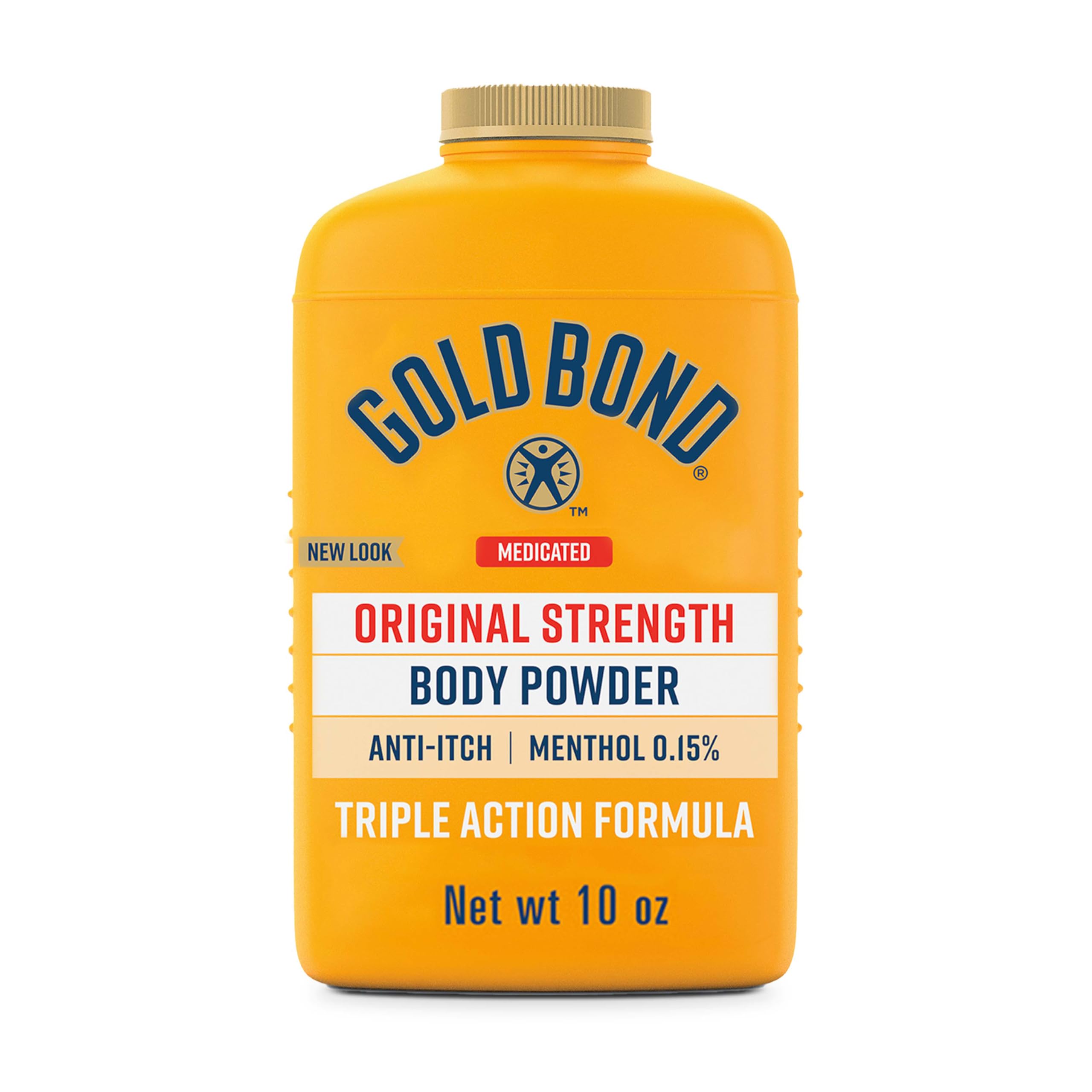 Photo 1 of ** USED** Gold Bond Medicated Body Powder, Talc Free Body Powder for Women and Men, Anti-Itch, Absorbs & Cools - 10 oz