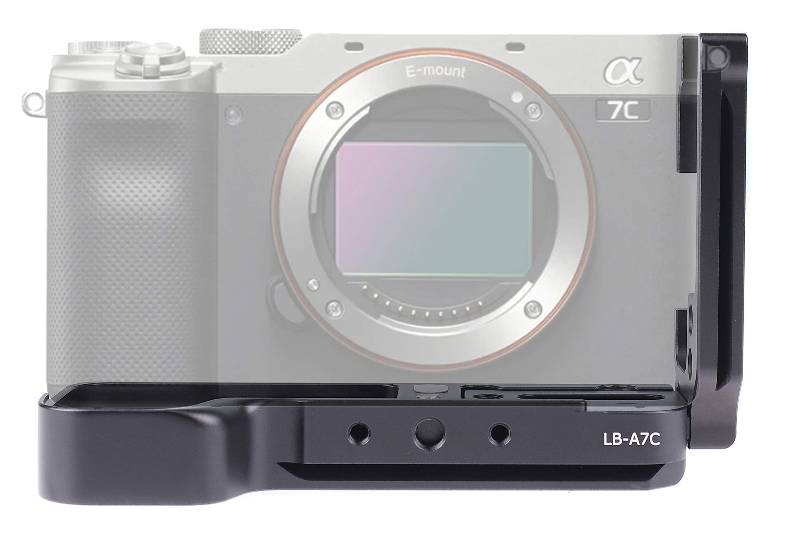 Hersmay A7C L Plate Aluminium Quick Release L Bracket Plate Handle for Sony Alpha 7C Mirrorless E-Mount Full Frame Digital Camera ILCE-7C