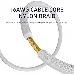 Sirlyr Corsair 12vhpwr Cable,12+4 Pin to Dual 8 Pin