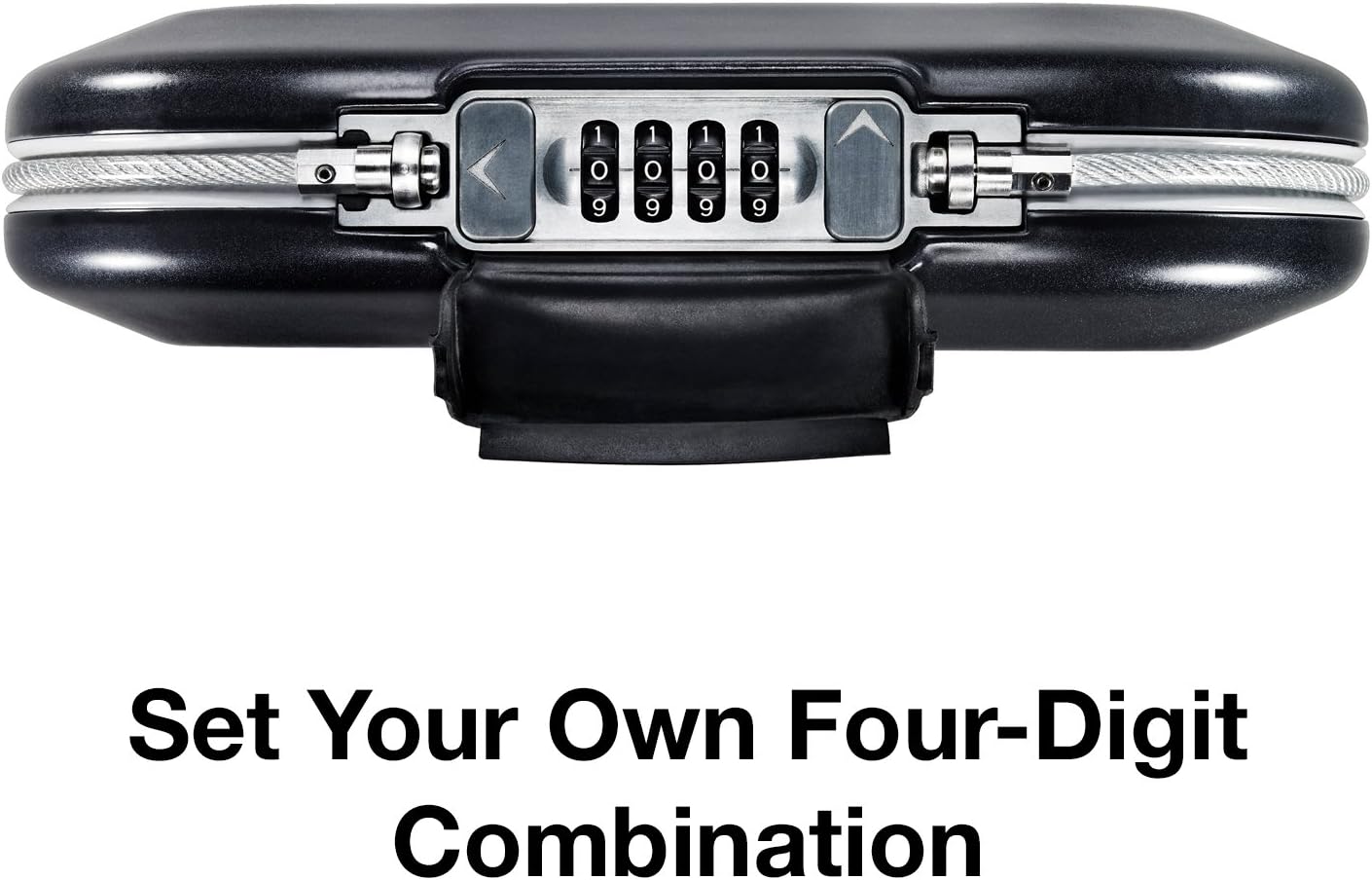 Master Lock 5900D Set Your Own Combination Portable Safe, 9-17/32 in. Wide, Gunmetal Grey: Home Improvement