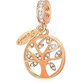 Openwork Family Tree of Life Charms fits Pandora Bracelet, 925 Sterling Silver Dangle Family Roots Bead Pendant Gifts for Mothers Day