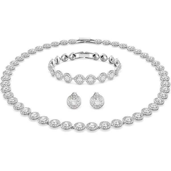 SWAROVSKI Silver Crystal Cityシリーズ ６点セット Amazon.com: Swarovski Stilla set: Clothing, Shoes & Jewelry