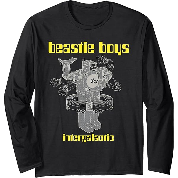 Amazon.com: Official Beastie Boys Intergalactic Long Sleeve T