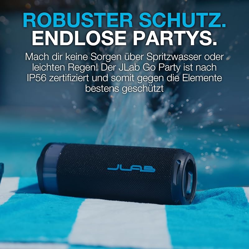 Go Party Tragbarer Bluetooth Lautsprecher 16H+ Akku, Mulberry