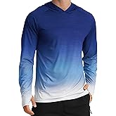 APTRO Men's UPF 50+ Sun Protection Long Sleeve Hoodie Shirts UV Outdoor Fishing Shirts SPF Rash Guard Shirts for Men