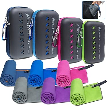 Serviette De Sport En Microfibre – Yoga, Fitness, Plage – Douce, Absorbante Et Facile à Transporter - 6