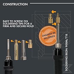 ruthex 7x Soldering Tips/Heat Set Insert Tips - for