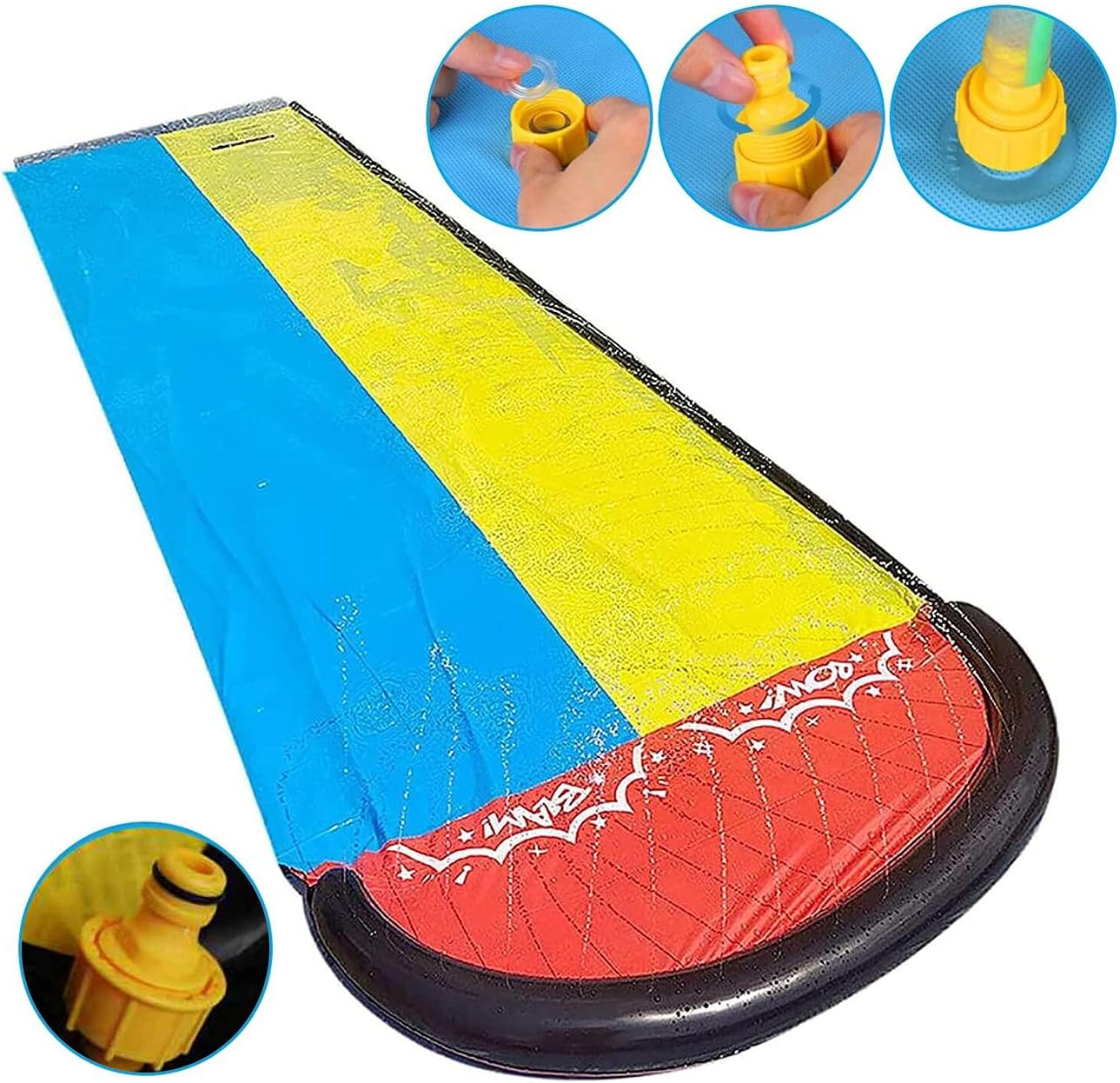 EPROSMIN Water Slides for Kids Backyard - 15.75ft Slip and Slide for Kids Water Slide,Outdoor Water Toys for Kids Slide,Inflatable Water Slide for Big Kids and Adults: Toys & Games