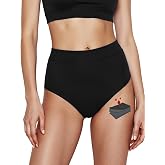 Yorvian Period Swimwear for Teens Women High Waisted Swimsuit Bikini Bottoms Menstrual Swim Bottoms Tankini Bathing Suit