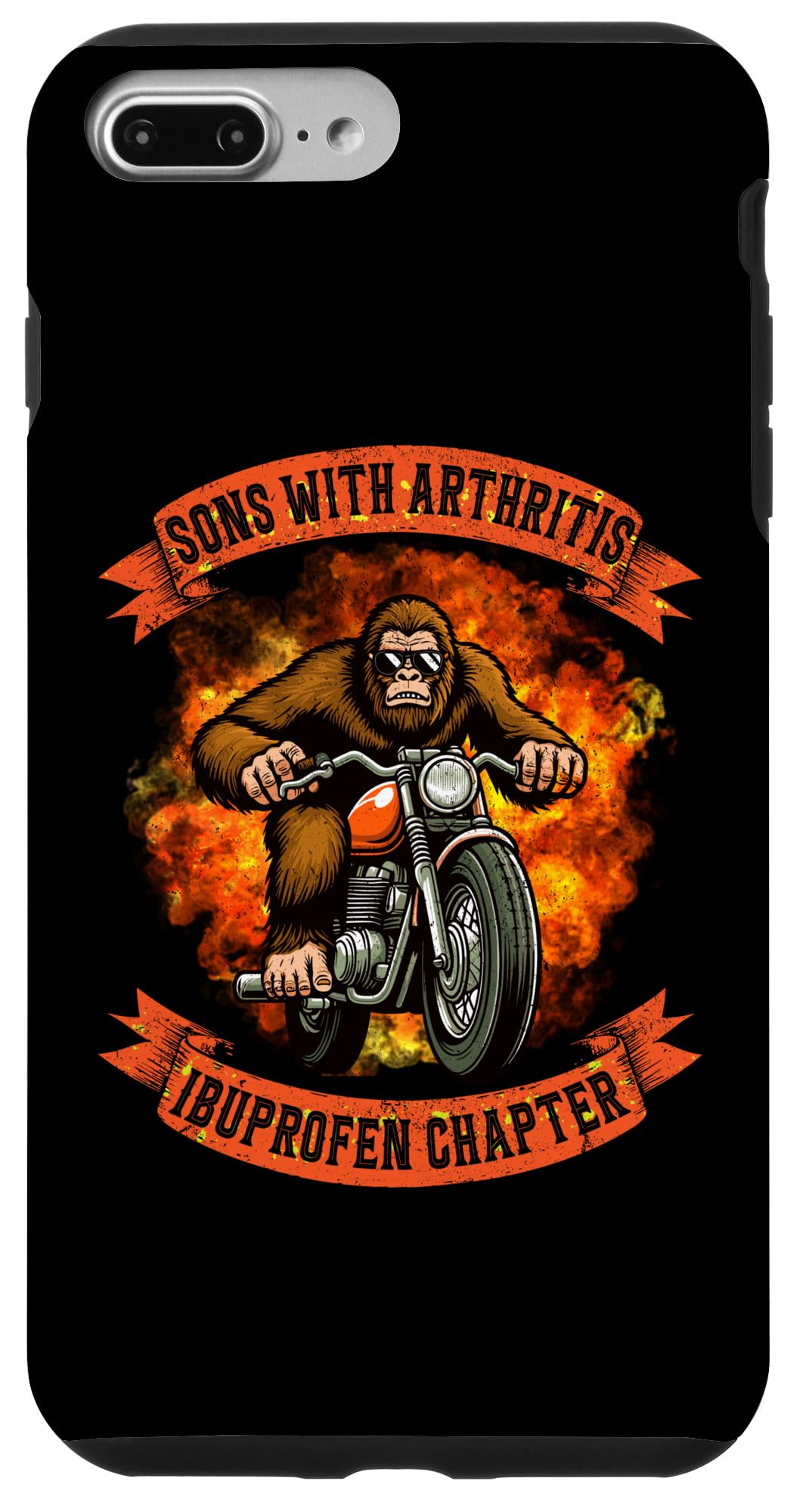 iPhone 7 Plus/8 Plus sons with arthritis ibuprofen chapter bigfoot biker men Case