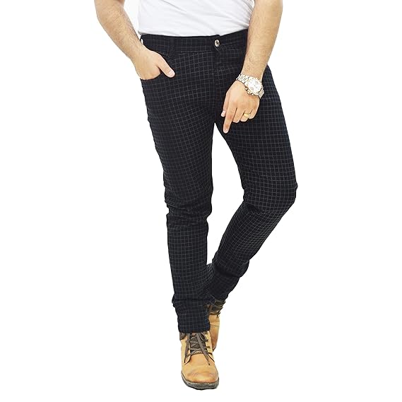 checkered jeans mens