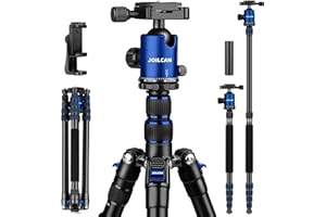 VICTIV 80/85 inches Heavy Duty Tripod for Camera and Phone, 85" Camera Monopod Tripods, DSLR Binoculars Spotting Scope Camcorders Video Tripod Stand, 360 Degree Ball Head, 35 lbs Loads