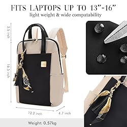 Kamlui Slim Travel Backpack for Women Fashion