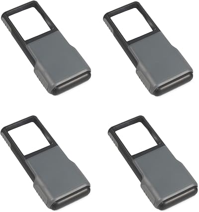 Carson Slide-Out Magnifier Acrylic Gray Pack of 4 5x Aspheric Lens