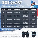 TOMSHOO Protective Padded Shorts with Hip Butt Pad Large view 4