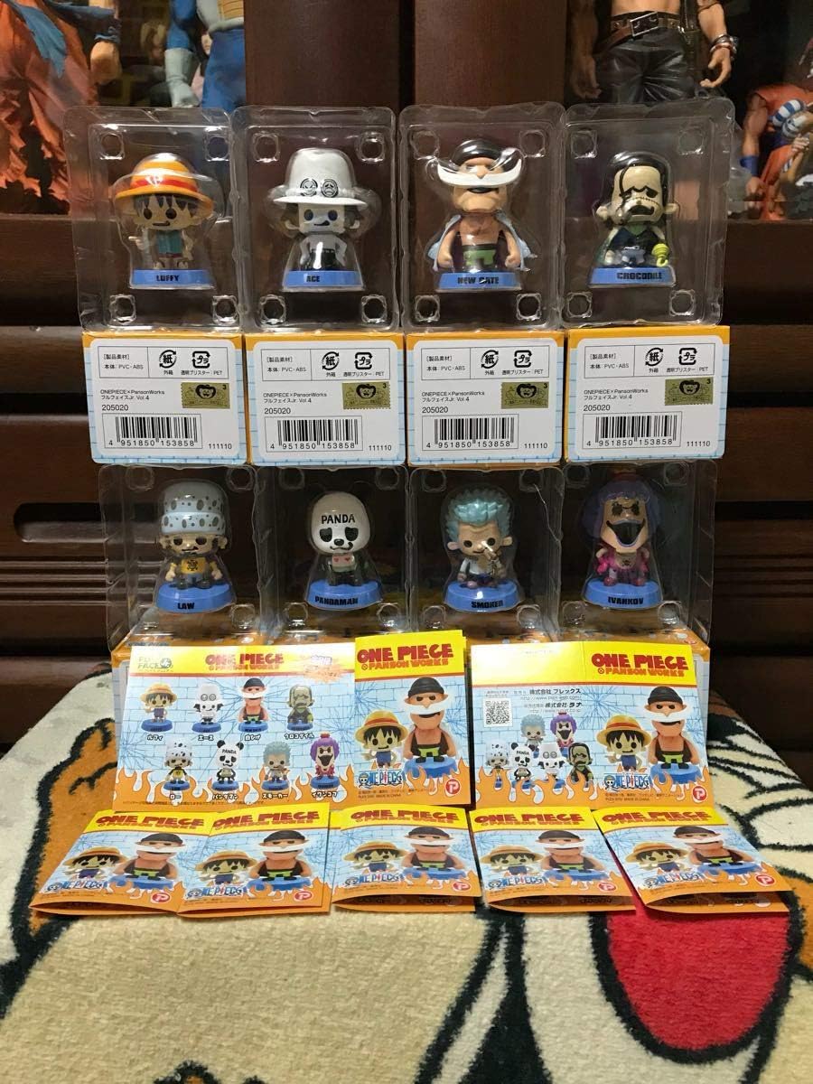 Amazon ワンピース パンソンワークス フルフェイスjr Vol 4 全8種 フルコンプ セット おもちゃ おもちゃ