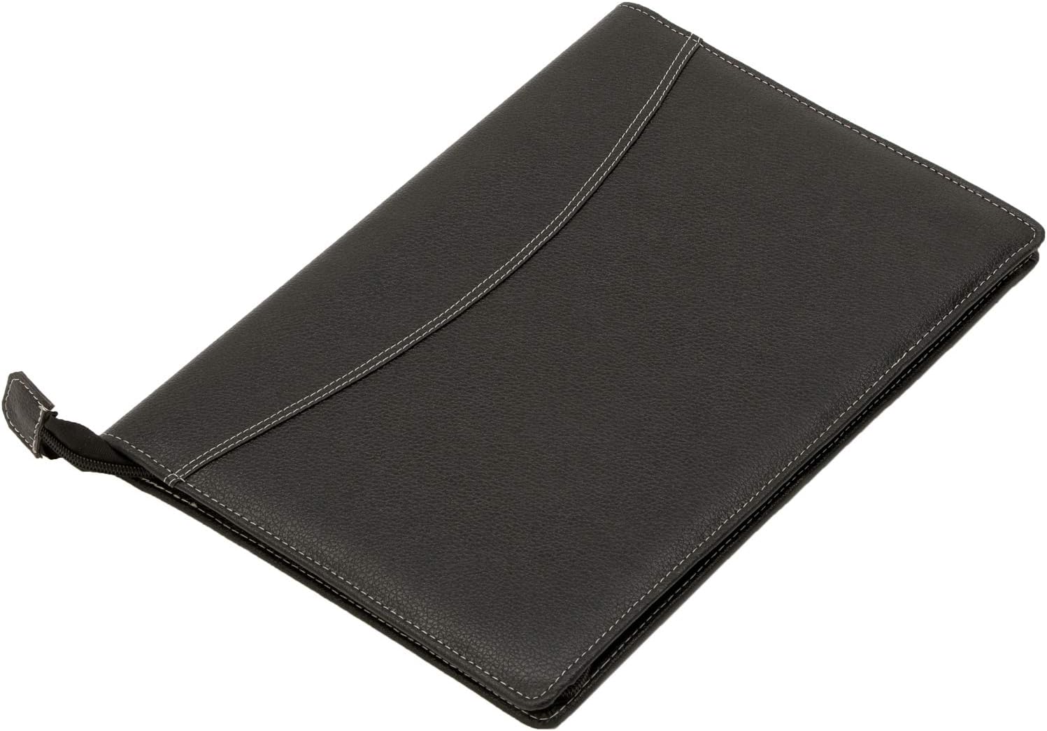 BeFunky Leatherette Material Professional Files and Folders, Certificate, Documents Holder (20 Leafs) (003 Black (B4)