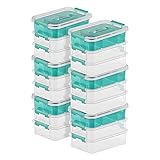 Sterilite 6 Pack Plastic Storage Box Container, 3