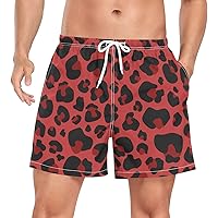Unique Bargains Men's Animal Printed Shorts Regular Fit Summer Golf Shorts Pants 36 Zebra Print