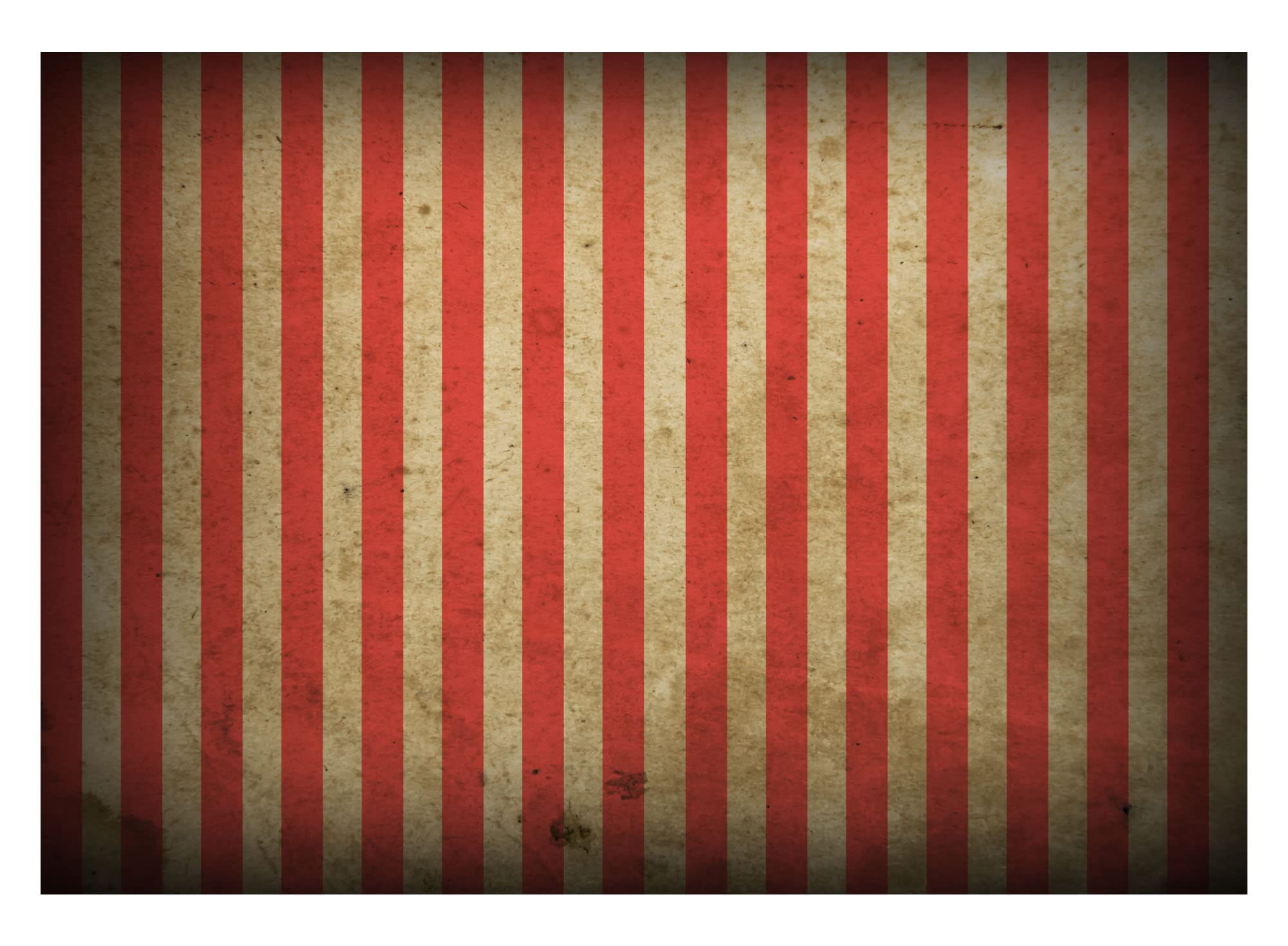 Photo 1 of Allenjoy 7x5ft Evil Halloween Circus Carnival Backdrop for Festival Red and White Stripes Yellowing Bloody Splatter Horrorible Prom Party Decor Portrait Photography Background Photobooth Studio Props