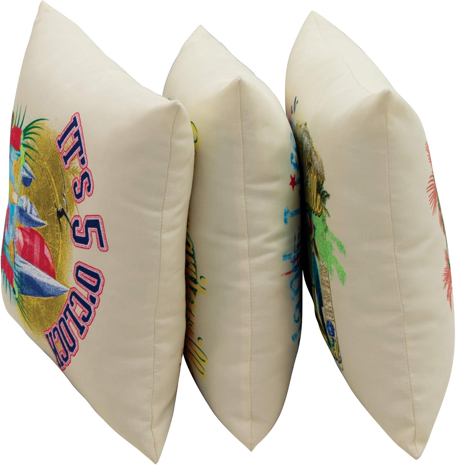 Margaritaville Set of 2 Outdoor Double Sided Decorative Throw Pillows