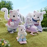 Sylvanian Families 5814 Snow Leopard Family Dollhouse Playset view 2