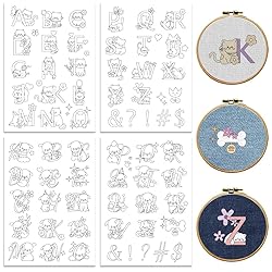 peacoblue Water Soluble Embroidery Patterns for
