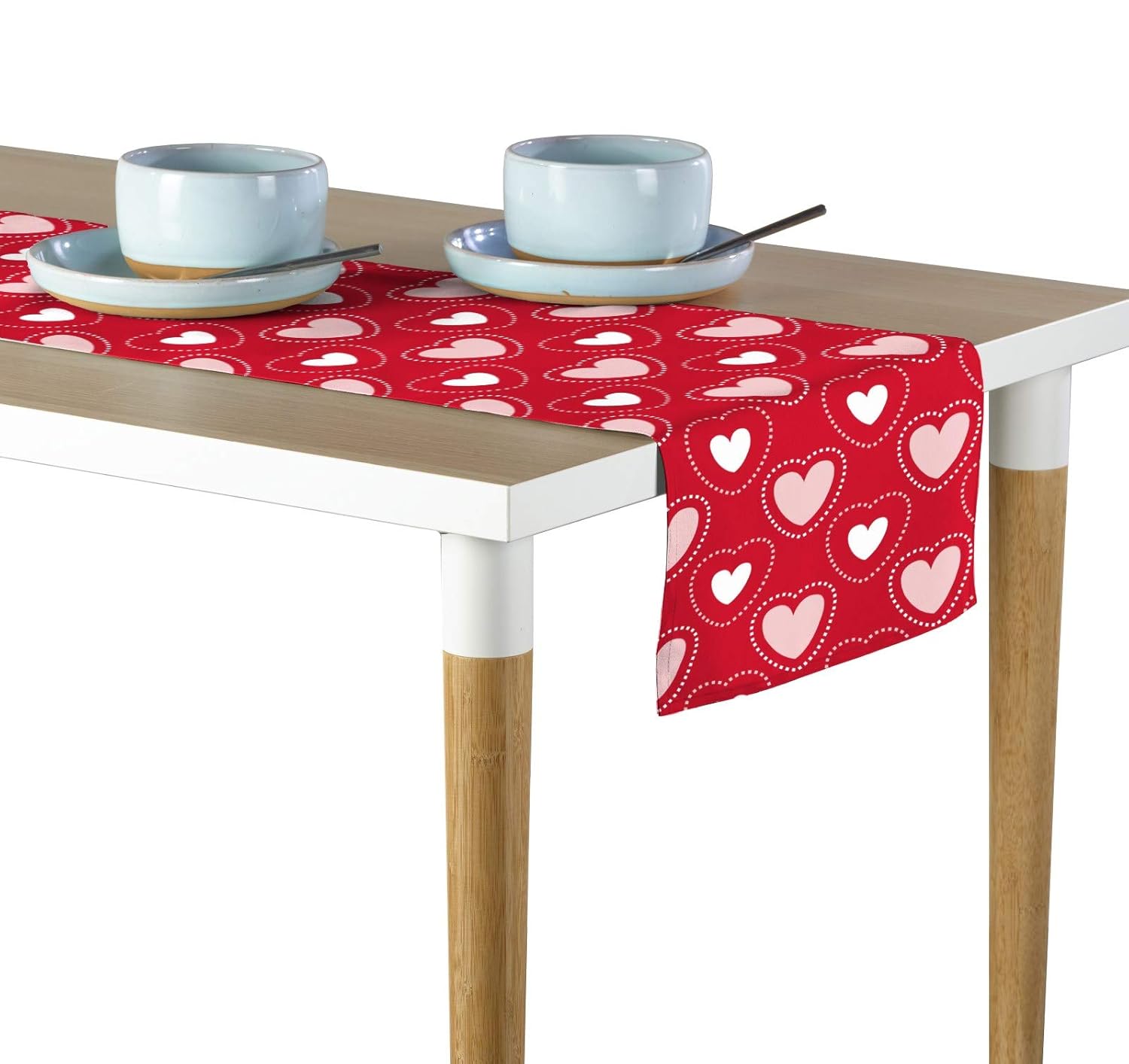 Best valentine table runner 72 inch