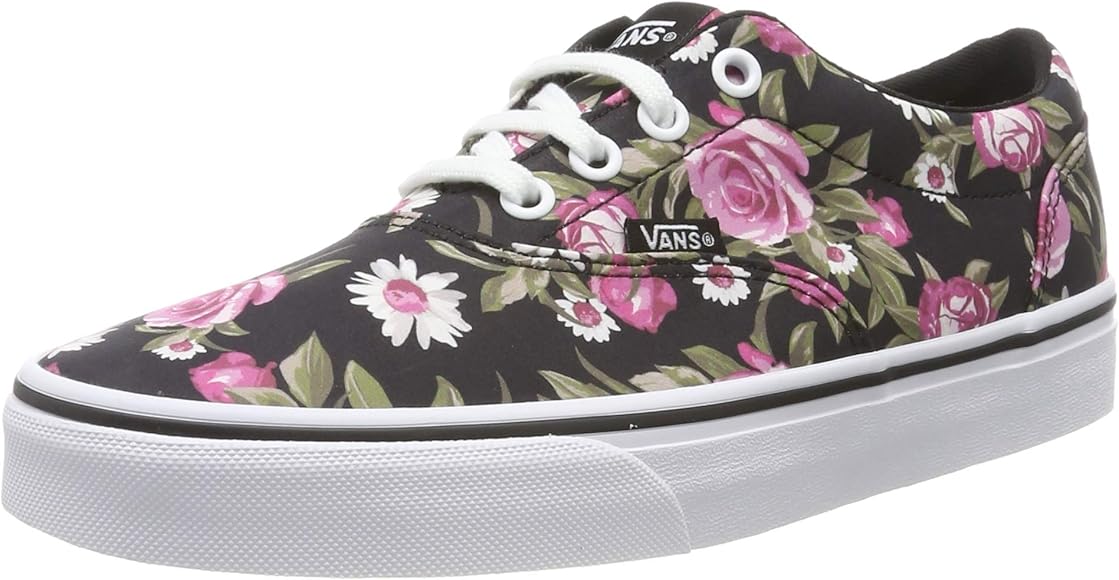 low top vans with roses