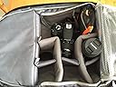 Large DSLR camera and laptop bagpack