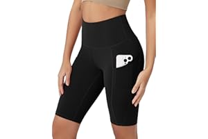 ODODOS Women's Tummy Control Biker Shorts 2.0 with Pockets High Waist Athletic Workout Yoga Shorts-3.5''/ 5"/ 8" / 10" Inseam