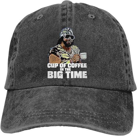 Ertregysrtg Macho Man Cup of Coffee Cowboy Hat Baseball