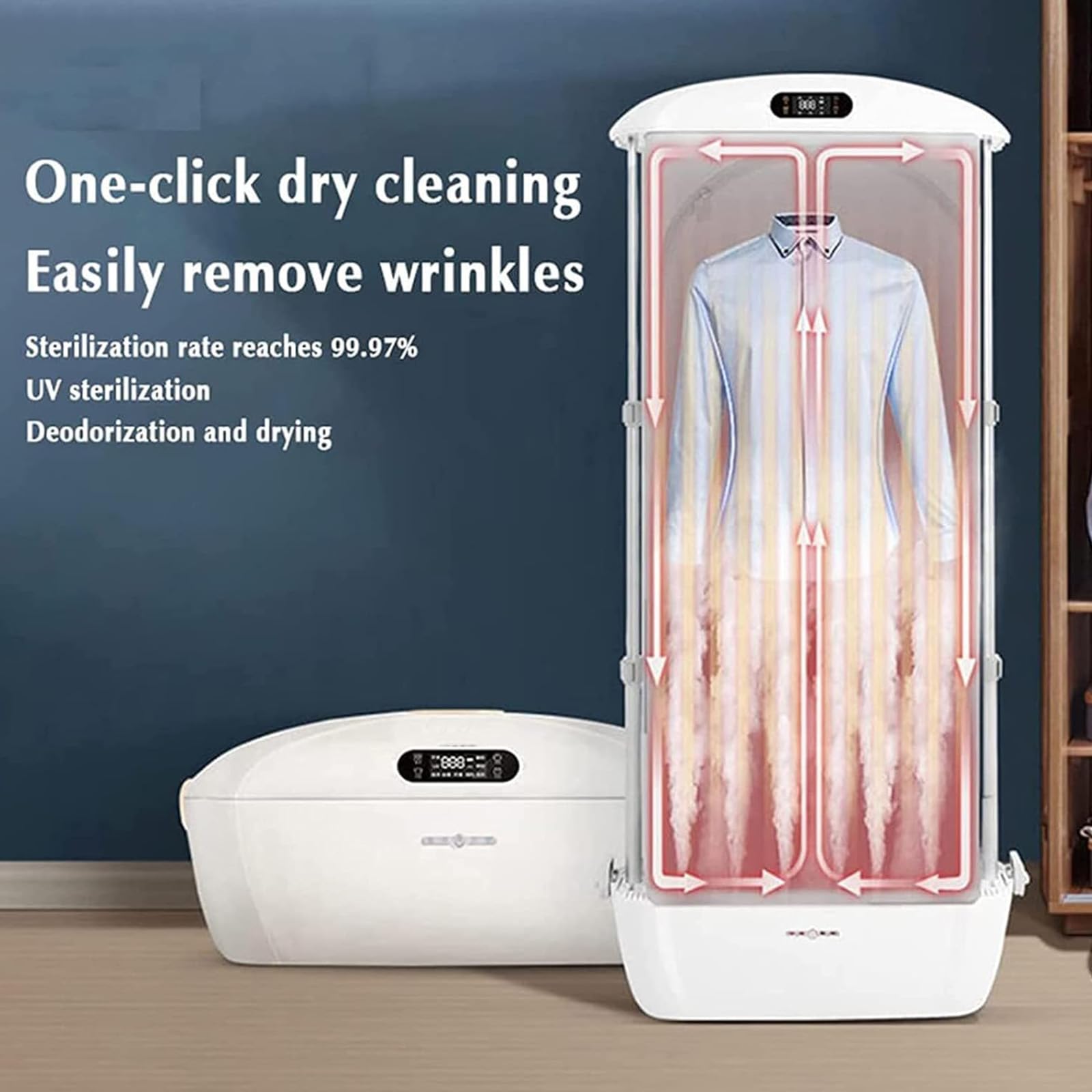 Fully Automatic Garment Ironing Machine, Portable Automatic Dryer, Steam Iron, Home Ironing, Folding, Wrinkle Removal, Clothes Drying