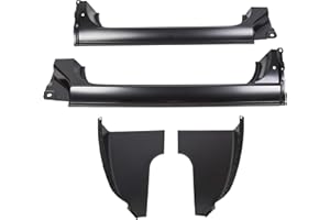 ECOTRIC Cab Corner & Rocker Panel 4 PC Kit Compatible with 1973-1987 GMC C10 K10 Truck LH/RH