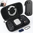 WEPIGEEK Slim Travel Case for Backbone One / Backbone Playstation / Razer Kishi V2 Gaming Controller with Joysticks and Hanging Buckle-Black