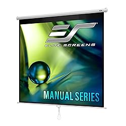 Elite Screens Manual Series, 71-INCH 1:1, Pull Down