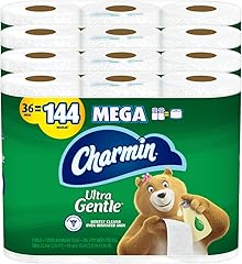 Charmin Ultra Gentle Toilet Paper, 36 Mega Rolls = 144 Regular Rolls
