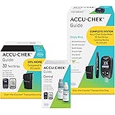 Accu-Chek Guide Glucose Monitor Starter Kit | Meter, 60 Test Strips, Softclix Lancing Device, 10 Softclix Lancets, Guide Control Solution