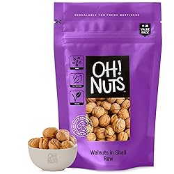 Oh! Nuts Walnuts in Shell - Raw - 100% Natural - 2