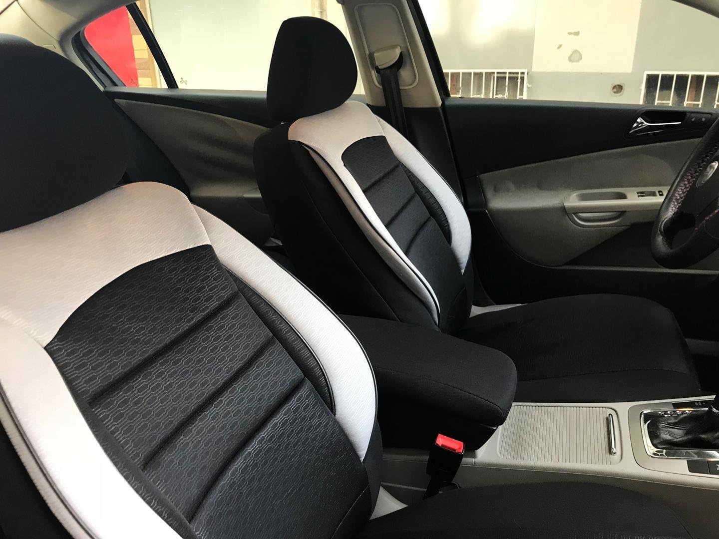 Kfz Tuning Sitzbezuge K Maniac Fur Opel Adam Sitzschoner Sitzbezug Autositzbezuge Set Vordersitze V Universal Schwarz Weiss Autozubehor Innenraum