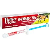 Jeffers 1.87% Ivermectin Gel Dewormer for Horses | Apple Flavored | 1 Pack | Broad Spectrum 6.08 grams Paste Syringe for Control of Listed Internal Parasites &amp; Bots, 1 Dose Treats Horses Up to 1,250 lbs