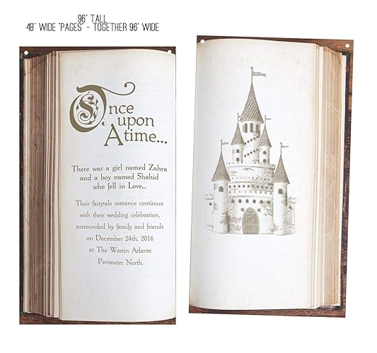 oversized book for wedding photography booth 