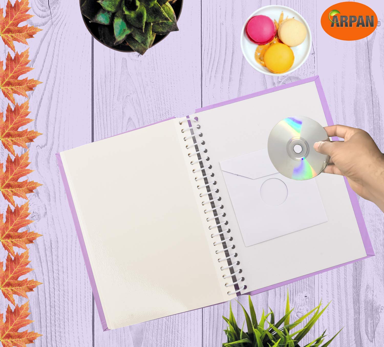 3-Pack Self-Adhesive Spiral Photo Albums - 108 Sheets / 216 Sides Total, Multi-Color