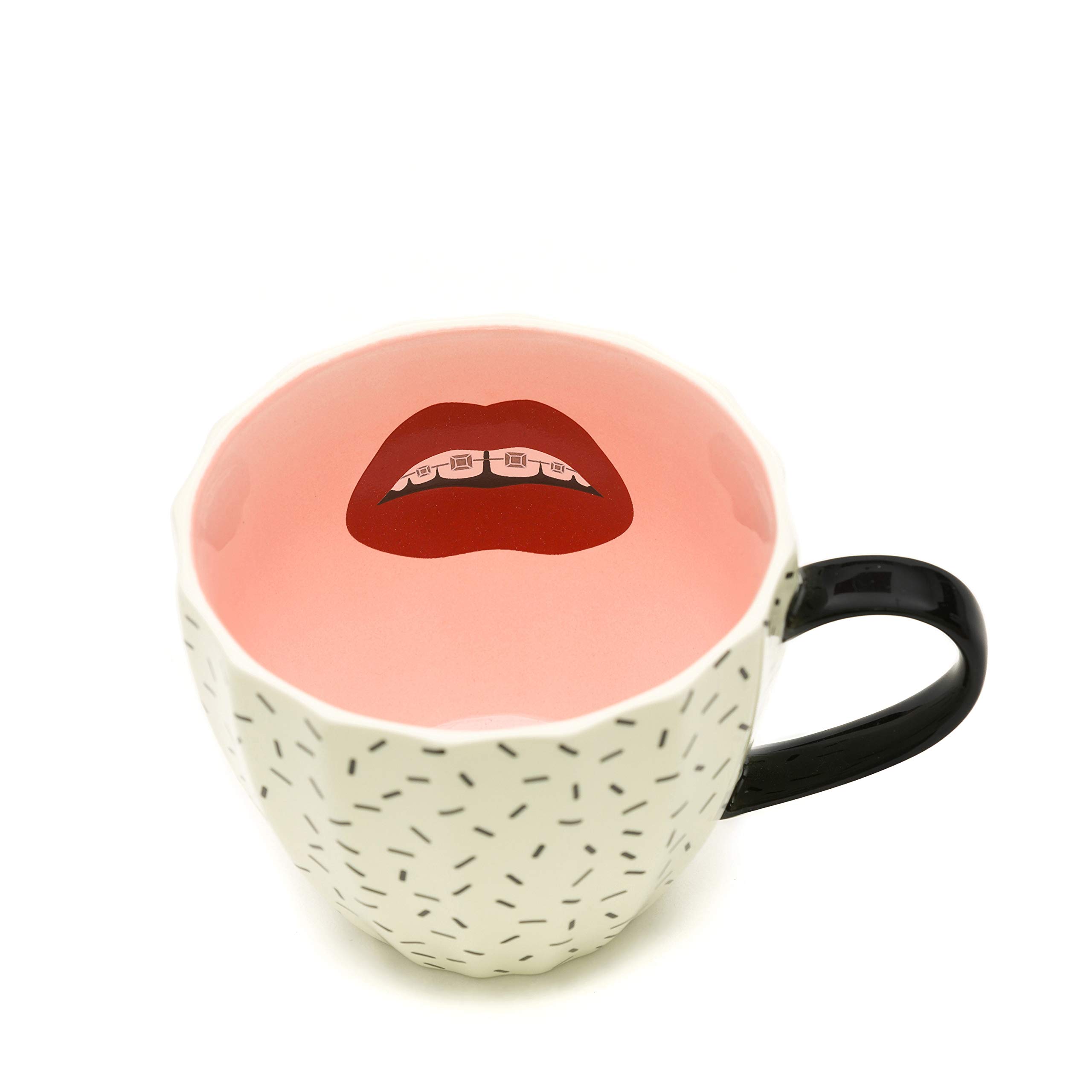 Tatty Devine - Keith Brymer Jones Collaboration Range - Ceramic Mug - Dental Bling - 350ml