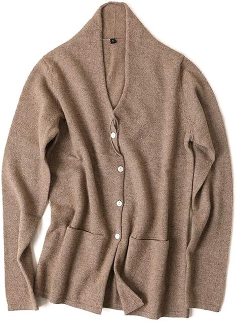 Amazon Sansuiloke カシミヤ100 レディース カーディガン 前開きレディースニット ピュアカシミアカーディガン 長袖 Vネック カーディガン ボレロ 通販