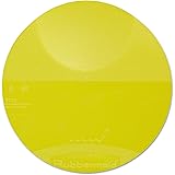 Rubbermaid Commercial Plastic Food Storage Container Lid, Round, Yellow 4 Quart