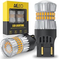 Amazon.com: AILEO Upgraded 2024 7440 7443 LED Light Amber Yellow ...
